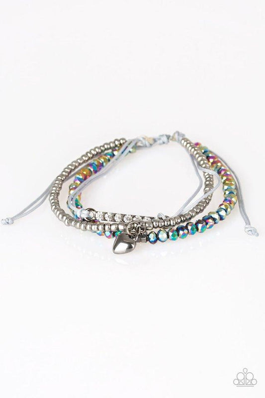 Pulsera Paparazzi ~ Reckless Romance - Multicolor