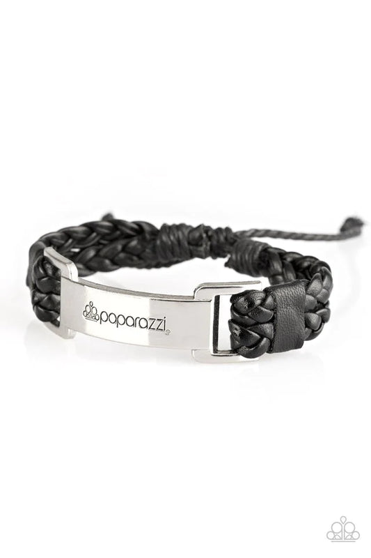 Pulsera Paparazzi ~ Paparazzi Urban - Negro