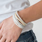 Fashion Fiend - White - Paparazzi Bracelet Image