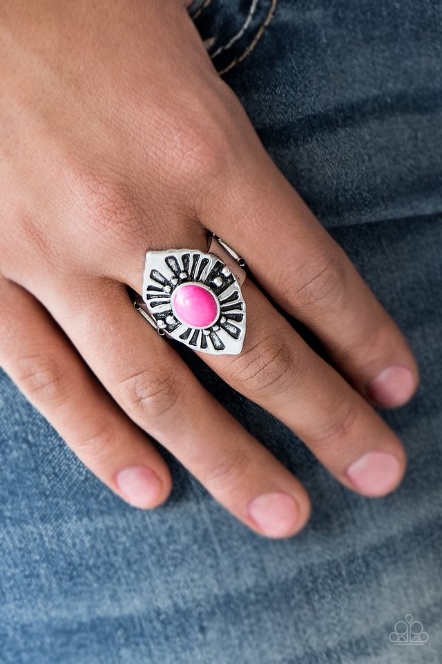 HOMESTEAD For The Weekend - Pink - Paparazzi Ring Image