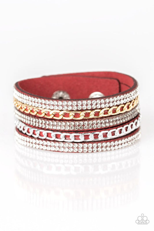 Fashion Fiend - Red - Paparazzi Bracelet Image