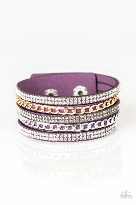 Fashion Fiend - Purple - Paparazzi Bracelet Image