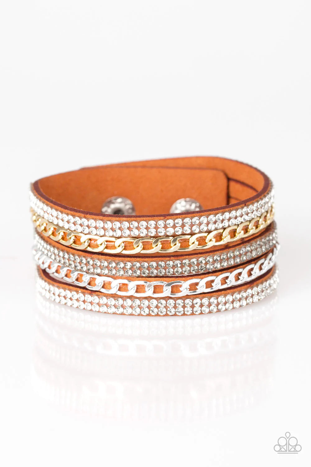 Pulsera Paparazzi ~ Fashion Fiend - Naranja