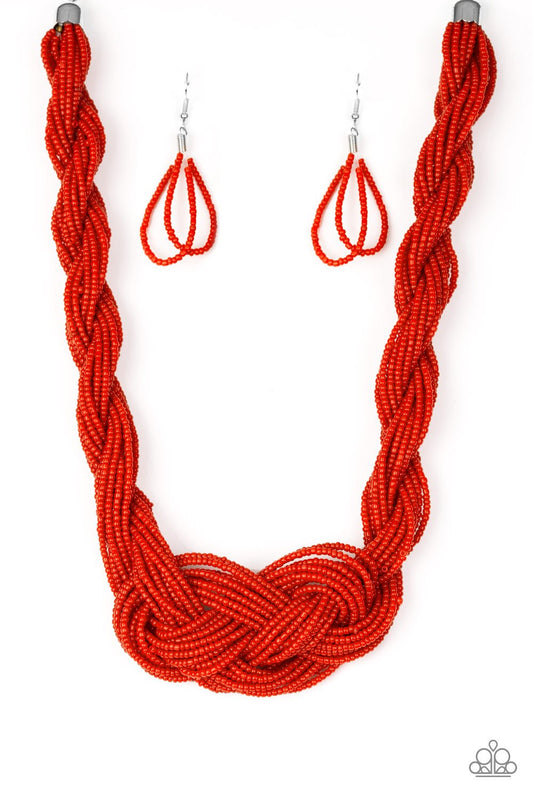 Paparazzi Necklace ~ A Standing Ovation - Red