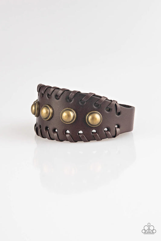 Paparazzi Bracelet ~ Urban Cowboy - Brown