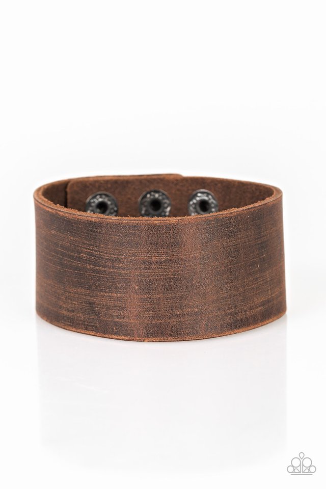 Casually Cowboy - Brown - Paparazzi Bracelet Image