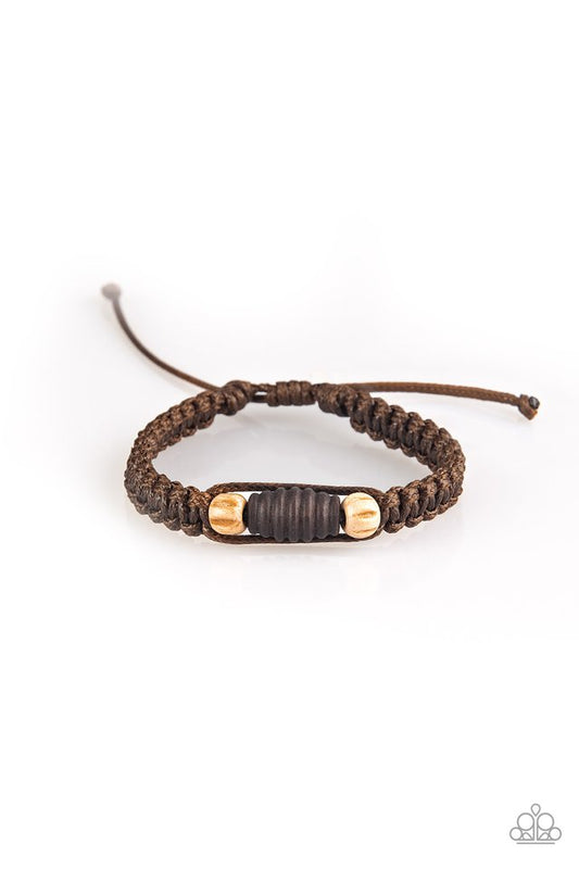 Tiki Traveler - Brown - Paparazzi Bracelet Image