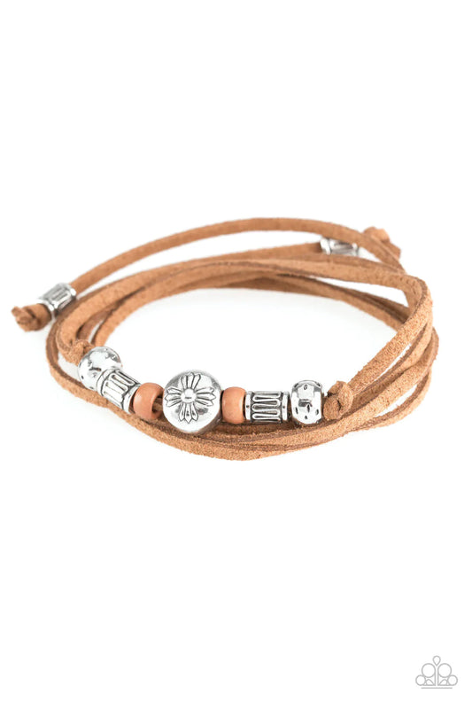 Paparazzi Bracelet ~ Find Your Way - Brown