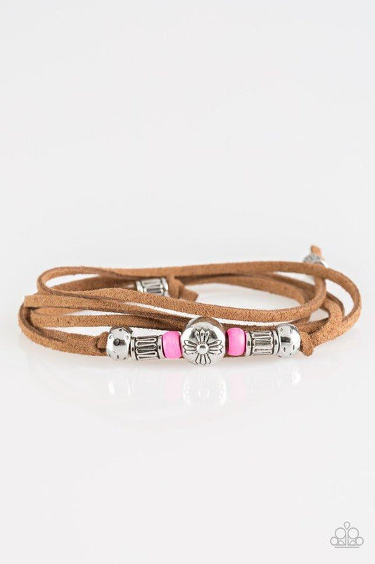 Paparazzi Bracelet ~ Find Your Way - Pink