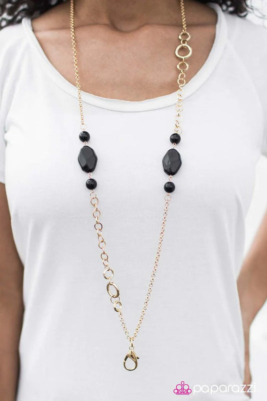 Paparazzi Necklace ~ Working For the Weekend - Gold