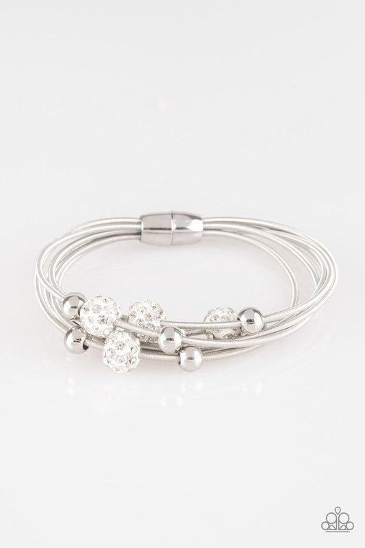 Paparazzi Bracelet ~ Marvelously Magnetic - White