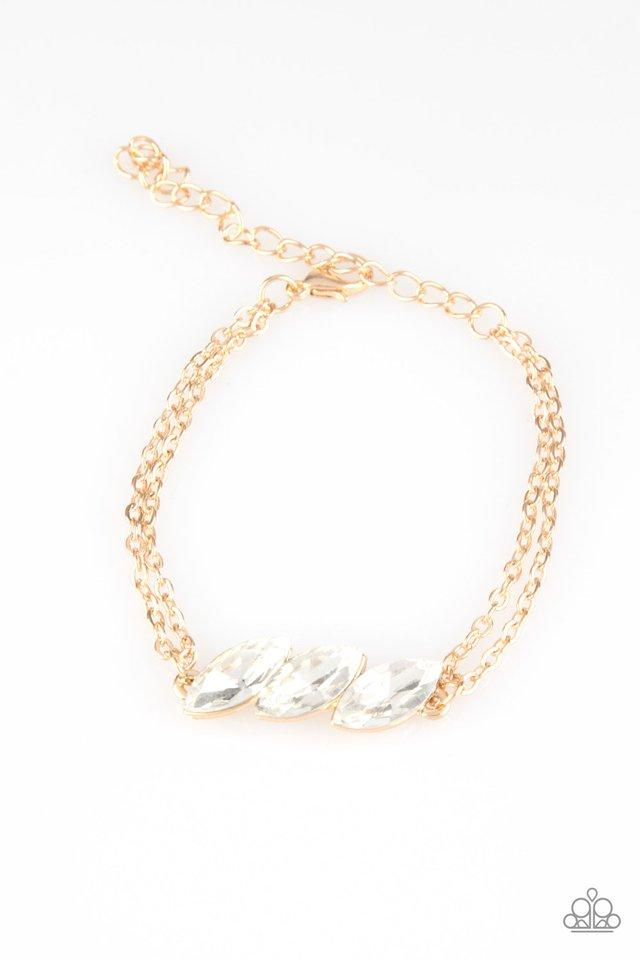 Paparazzi Bracelet ~ Pretty Priceless - Gold