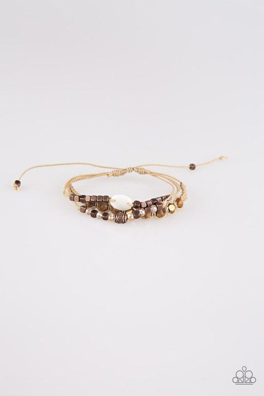 Paparazzi Bracelet ~ Trendy Tourist - Copper