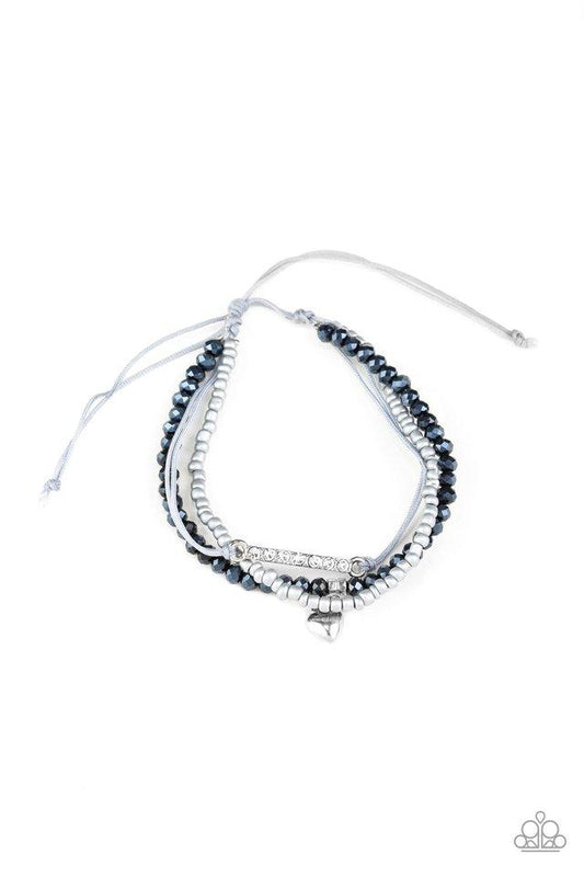 Pulsera Paparazzi ~ Reckless Romance - Azul