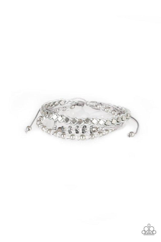 Pulsera Paparazzi ~ Ultra Moderna - Blanca