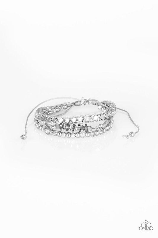 Pulsera Paparazzi ~ Ultra Moderna - Plata