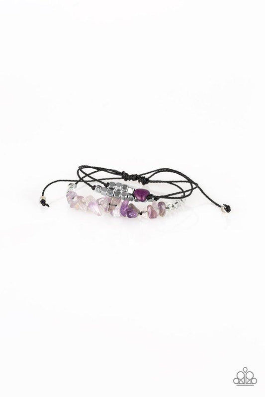 Paparazzi Bracelet ~ Nature Novice - Purple