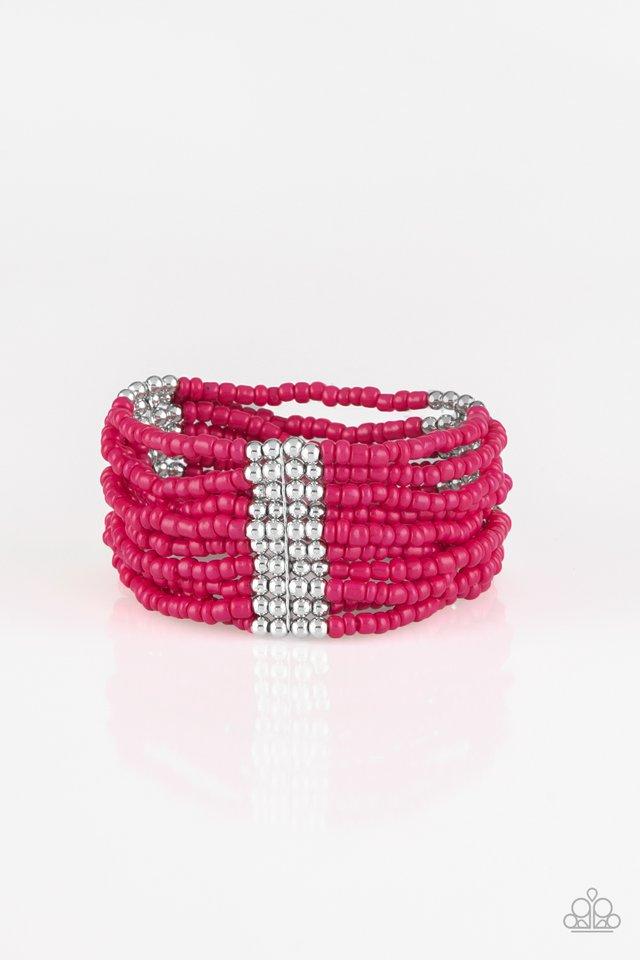 Paparazzi Bracelet ~ Outback Odyssey - Pink