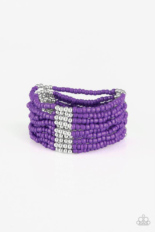 Paparazzi Bracelet ~ Outback Odyssey - Purple