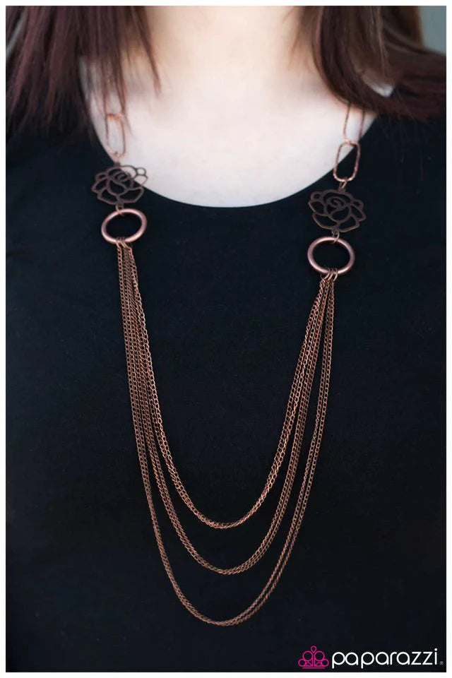 Paparazzi Necklace ~ Be Our Guest - Copper