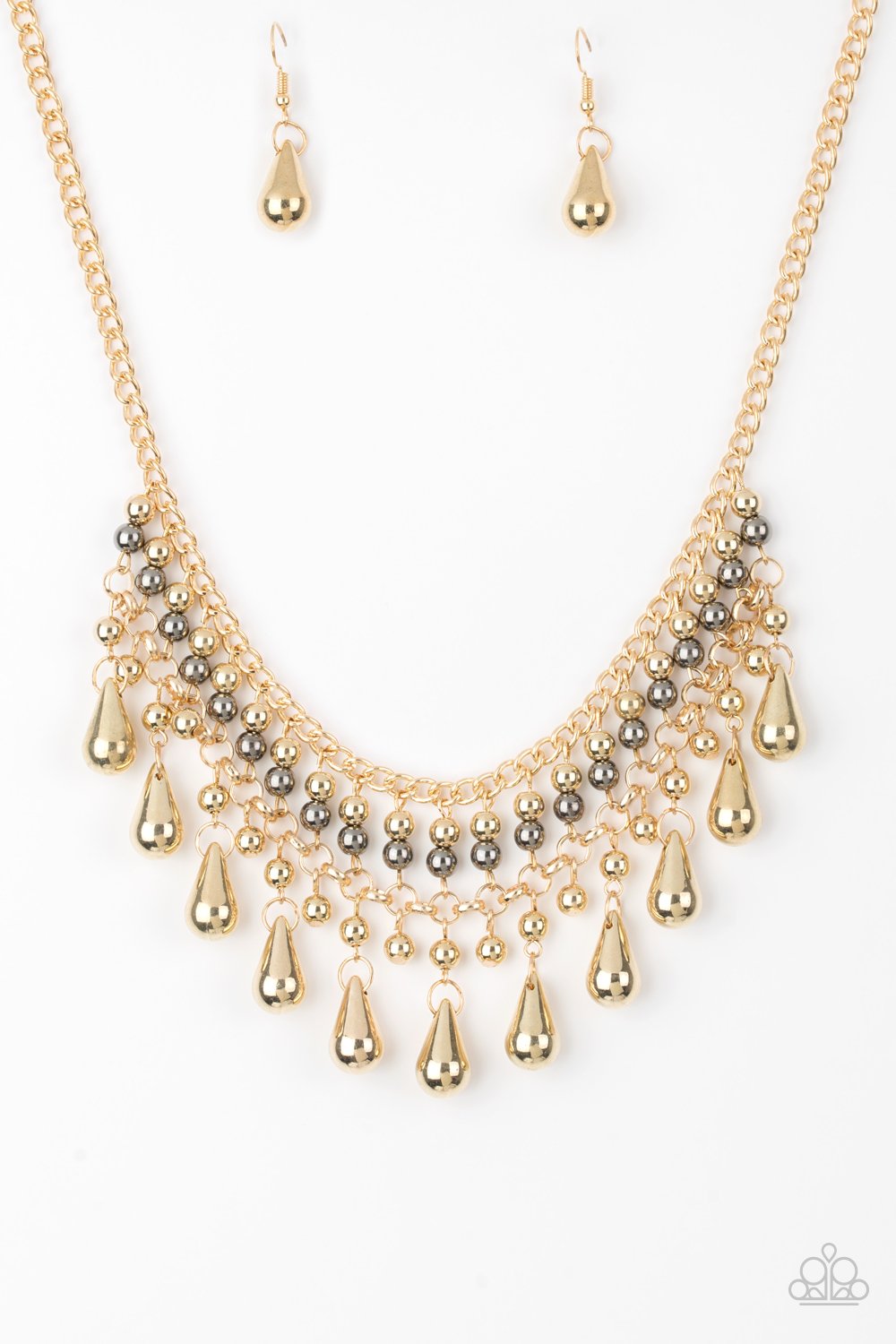 Paparazzi Necklace ~ Dont Forget To BOSS! - Gold