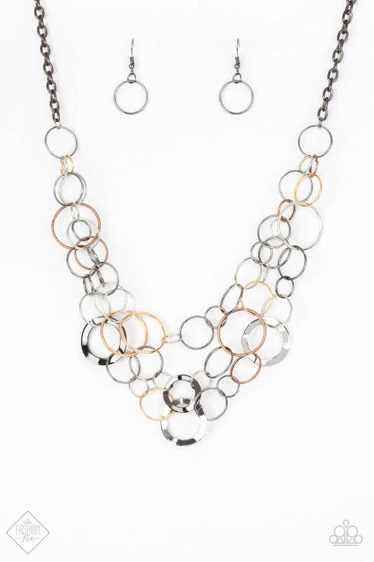 Paparazzi Necklace ~ Main Street Mechanics  - Multi