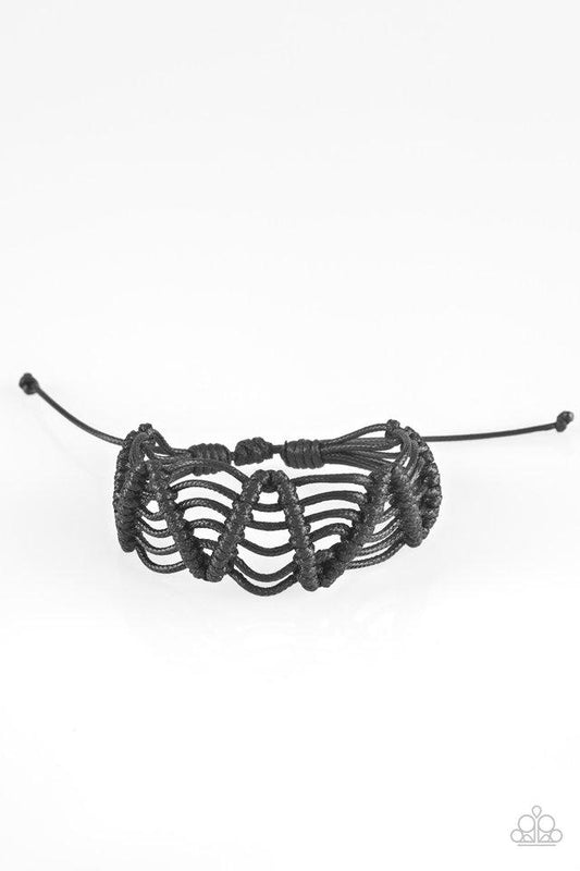 Pulsera Paparazzi ~ Rise to the Bait - Negra