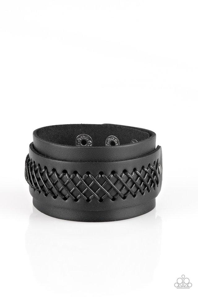 Paparazzi Bracelet ~ OUTLAW and Order - Black