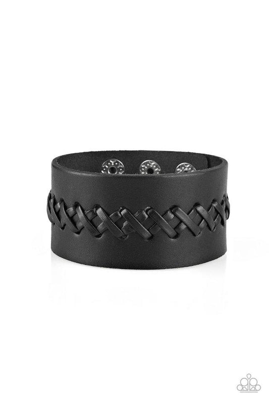 Paparazzi Bracelet ~ Be A Sport - Black