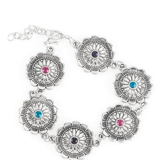 Pulsera Paparazzi ~ Funky Flower Child - Multicolor