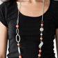 All About Me - Orange - Paparazzi Necklace Image
