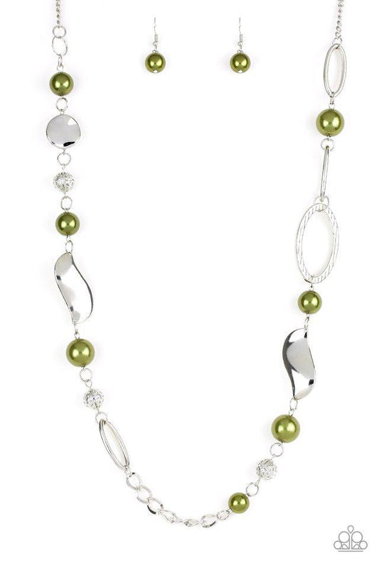 Paparazzi Necklace ~ All About Me - Green