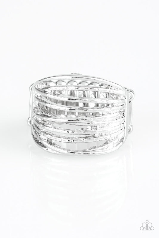 Paparazzi Ring ~ Give Me Space - Silver