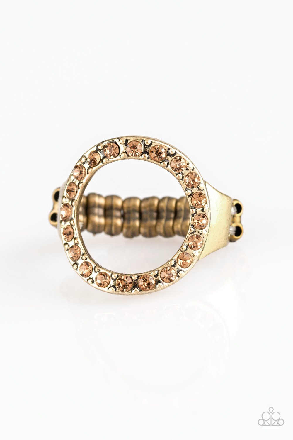 Paparazzi Ring ~ One-GLAM Band - Brass