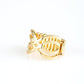 Infinite Fashion - Gold - Paparazzi Ring Image