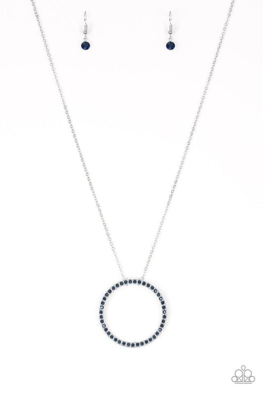 Paparazzi Necklace ~ Center Of Attention - Blue