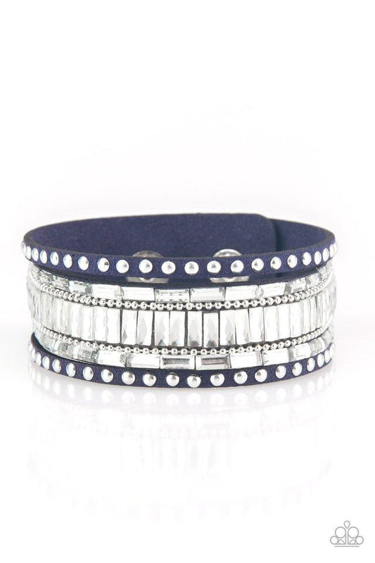 Paparazzi Bracelet ~ Rock Star Rocker - Blue