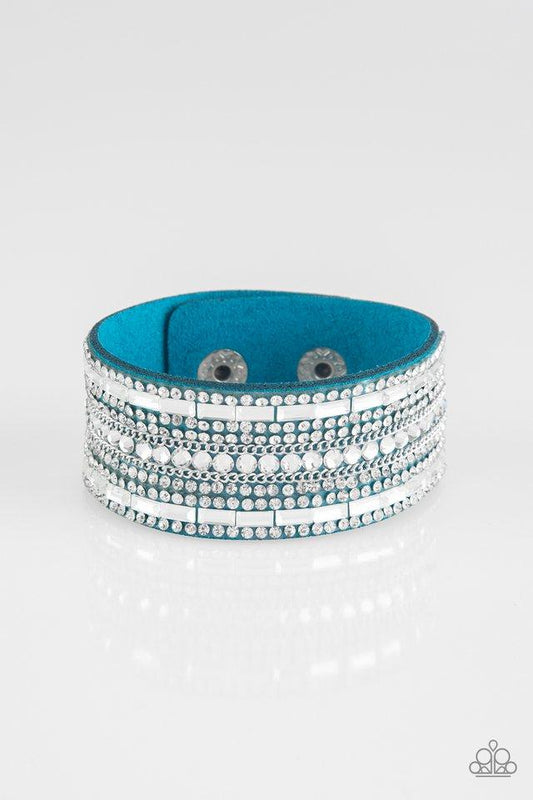 Paparazzi Bracelet ~ Rebel Radiance - Blue