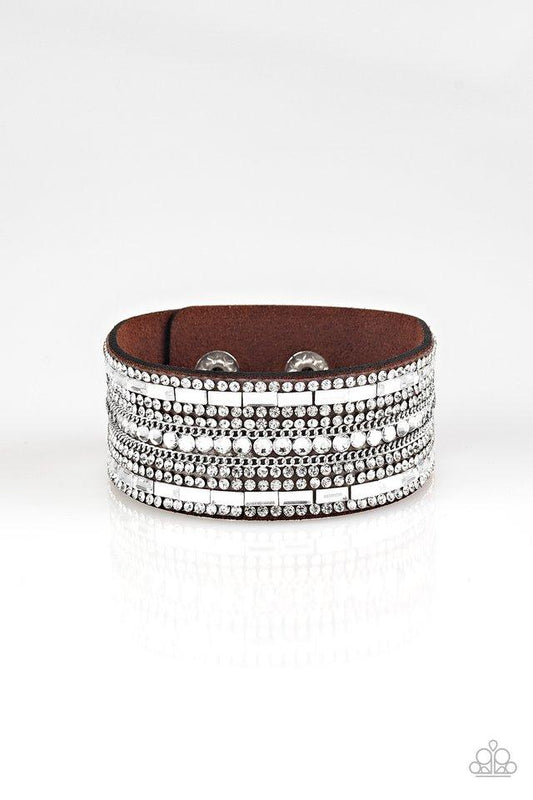 Paparazzi Bracelet ~ Rebel Radiance - Brown