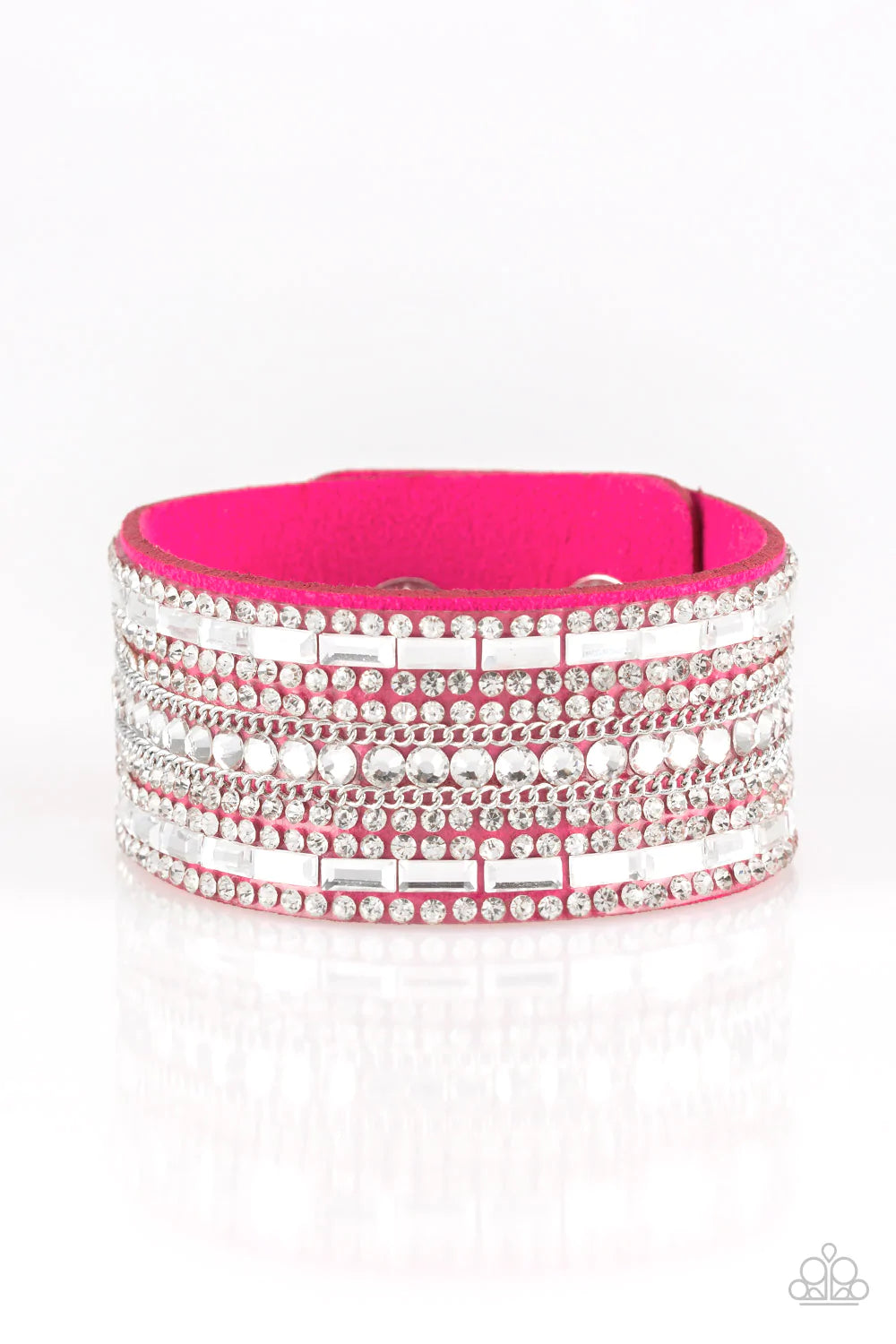 Paparazzi Bracelet ~ Rebel Radiance - Pink