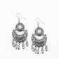 Mantra to Mantra - Silver - Paparazzi Earrings Image