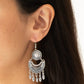 Mantra to Mantra - Silver - Paparazzi Earrings Image