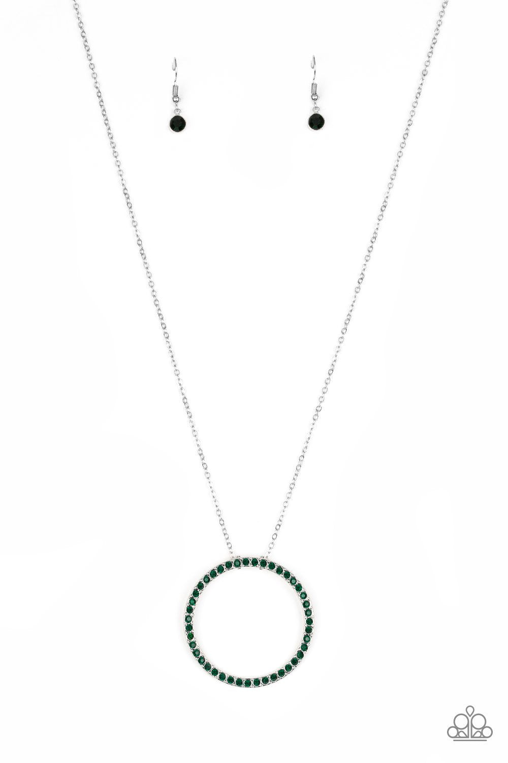 Paparazzi Necklace ~ Center Of Attention - Green