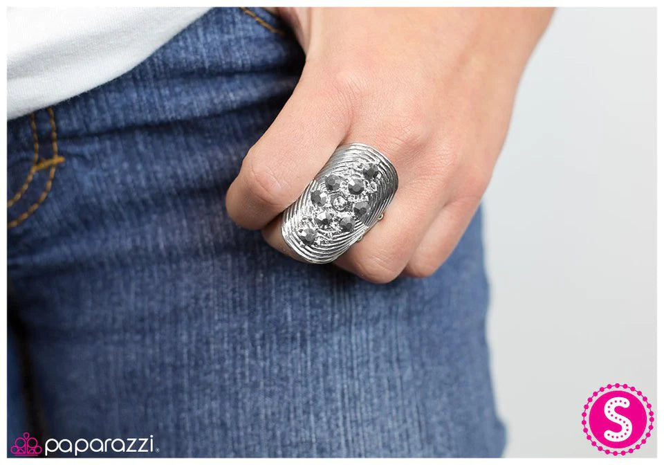 Paparazzi Ring ~ Think Twice - Silver