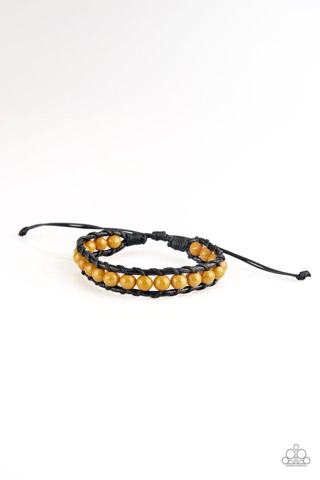 Pulsera Paparazzi ~ Rural Rover - Amarillo