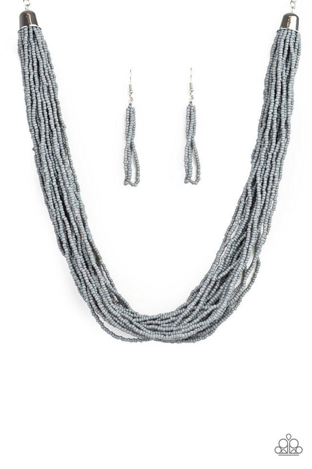 Paparazzi Necklace ~ The Show Must CONGO On! - Silver