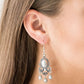 I Better Get GLOWING - Silver - Paparazzi Earring Image