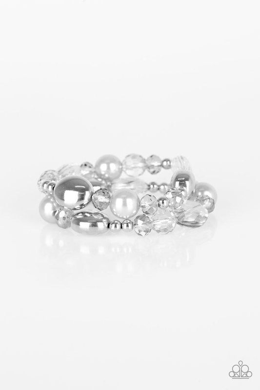 Paparazzi Bracelet ~ Downtown Dazzle - Silver