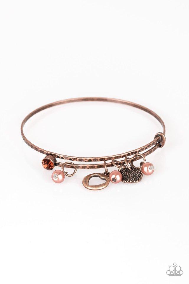 Paparazzi Bracelet ~ Truly True Love - Copper