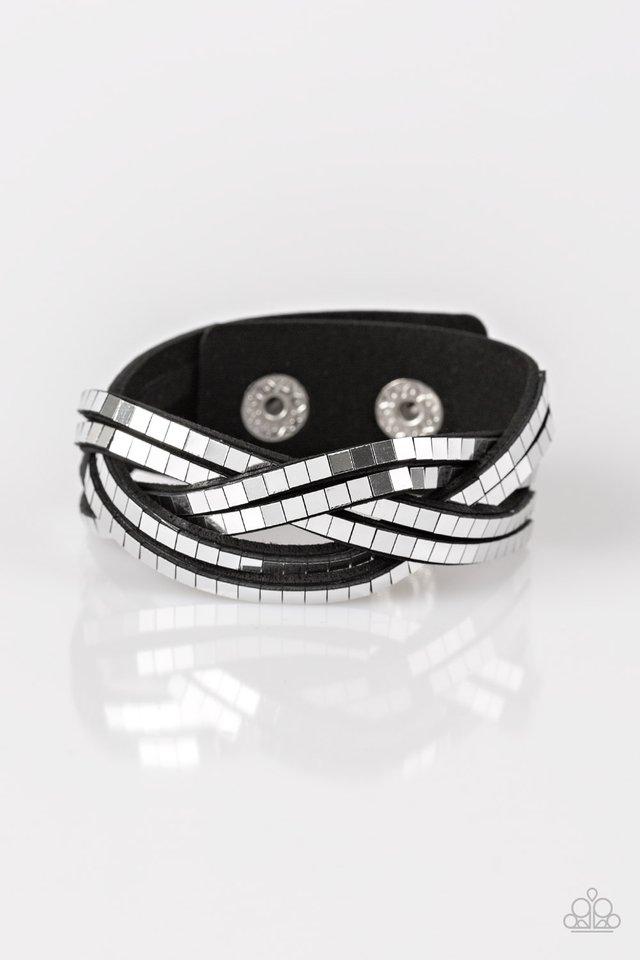 Paparazzi Bracelet ~ Looking For Trouble - Black